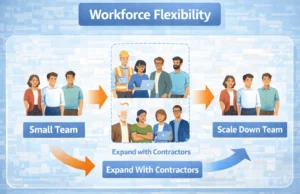contract staffing workforce flexibility scaling team